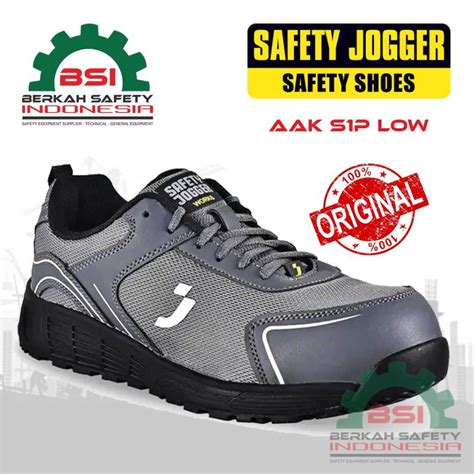 Jual Sepatu Safety Jogger AAK Low S1P Grey 100 Original Sepatu