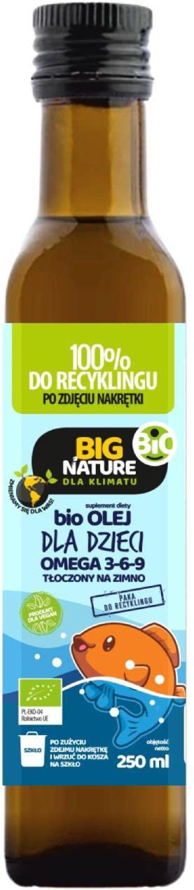 Big Nature Olej Dla Dzieci Omega Bio T Oczony Na Zimno Ml