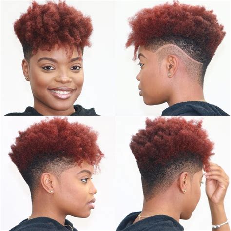 This Afro Taper Haircut Style Is All Natural But Fabulously