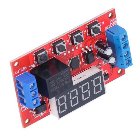 FRA Module de relais 12 V Commutateur de déclenchement programmable de