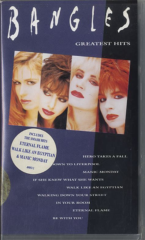 The Bangles Greatest Hits Uk Video Vhs Or Pal Or Ntsc