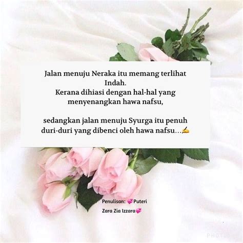 Pin By Puteri Zara Zia Izzara On Kata Kata Motivasi Islamik Napkins