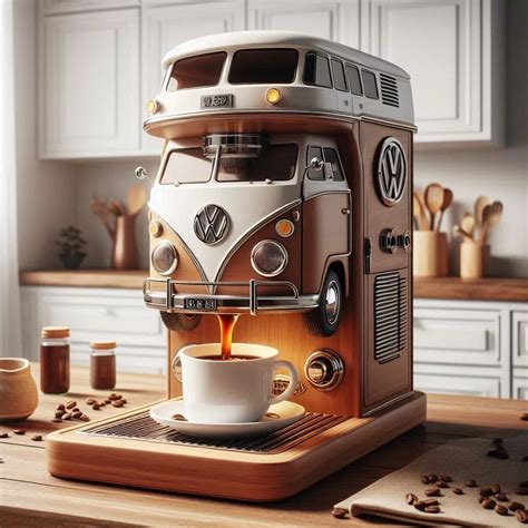 Brewing Nostalgia The Volkswagen Bus Coffee Maker