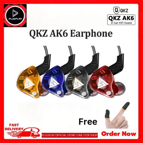 Qkz Ak6 106db 1 2m High Fidelity Wire Universal 3 5mm Sports In Ear Hi