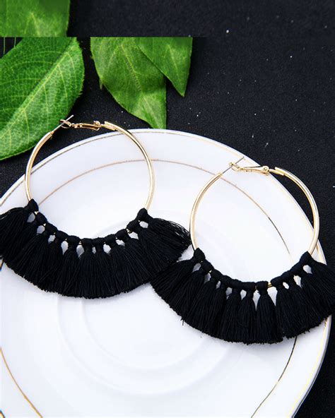 Dazzle Tassel Earrings By Streethopper The Secret Label