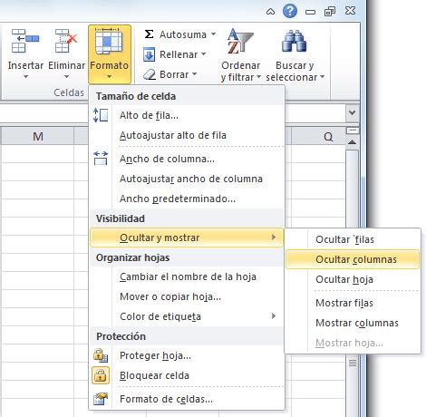 Ocultar Columnas O Filas En Excel Excel Total