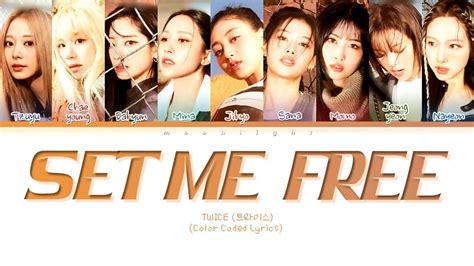 [corrigido] Twice Set Me Free Tradução Legendado Color Coded