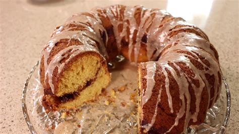 Sour Cream Cinnamon Bundt Cake Youtube