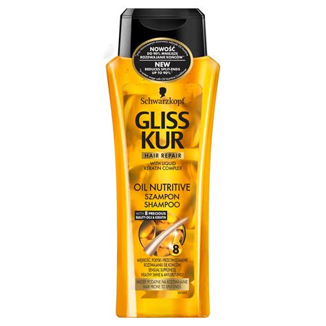 Schwarzkopf Gliss Kur Oil Nutritive Szampon Do W Os W Ze Sk Onno Ci