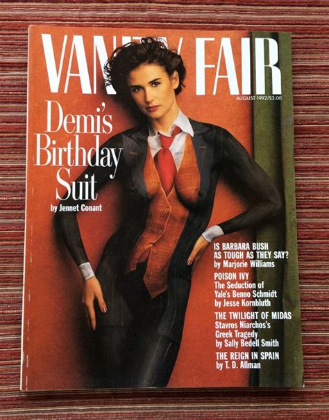 Demi Moore S Movie Star Vanity Fair Movie Star Cover Movie Star