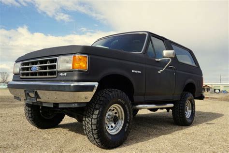 Ford Bronco Xlt Factory Raven Black X Automatic For Sale