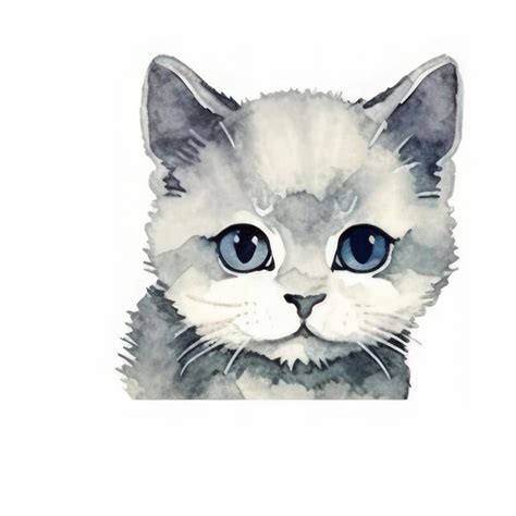 Im Genes Predise Adas De Gato Acuarela Lindo Gato De Dibujos Animados