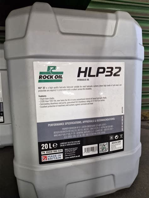 Rock Oil HLP 32 Hydraulic Oil 20 Litres Sparks Welding Services