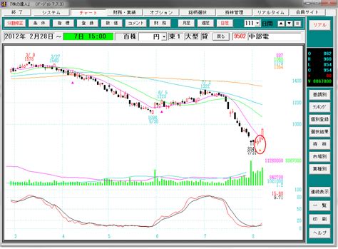 株の達人を使いこなそう チャート分析 株価分析ソフト 株の達人を実践的に使ったトレード手法をご紹介します ページ 82