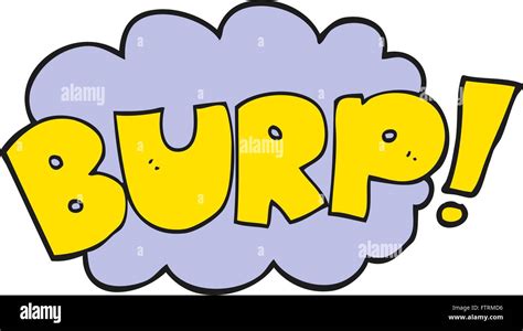 Freehand Drawn Cartoon Burp Text Stock Vector Image And Art Alamy