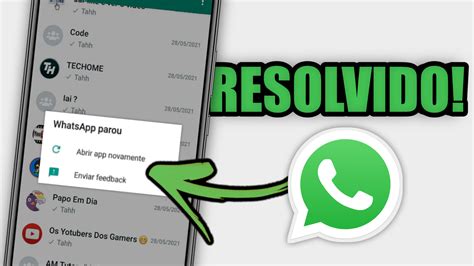 WHATSAPP PAROU DE FUNCIONAR Resolva Agora Como Resolver Problema Do