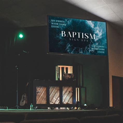 Baptism Signups