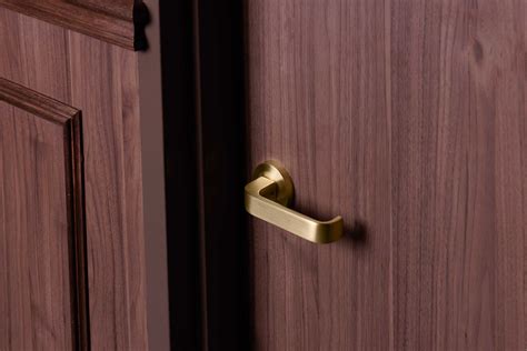 Streamline Lever Handle Satin Brass Zanda Hardware