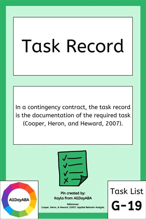 Task Record Use Contingency Contracting Section G 19 Applied