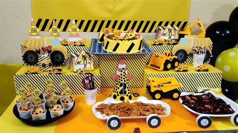 Construction Theme Birthday Party Dump Truck Theme Best Birthday