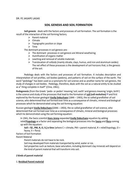 Soil Genesis And Soil Formation Pdf Soil Sedimentary Rock