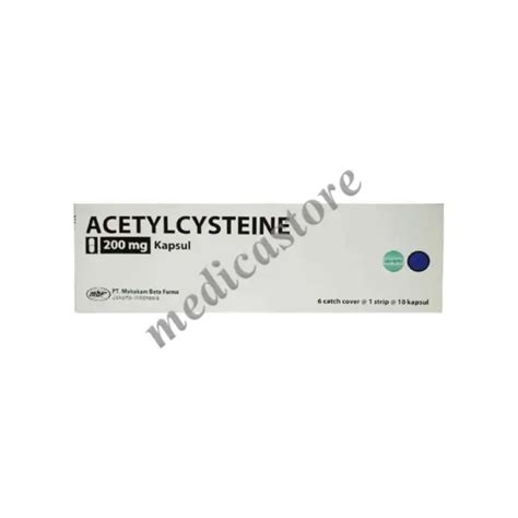 Acetylcysteine 200 Mg Kapsul Harga Manfaat Kandungan Dosis