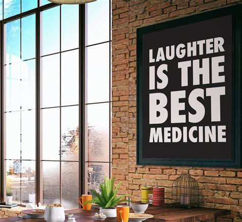 Laughter Is The Best Medicine Downloadable Print Printable Etsy