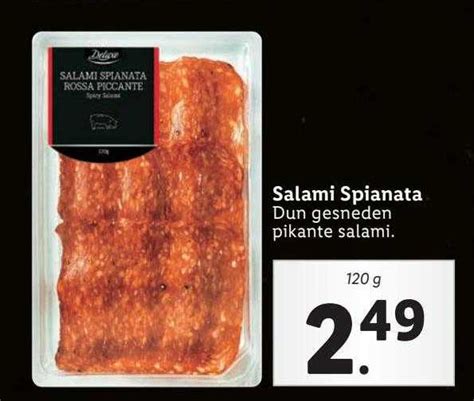 Deluxe Salami Spianata Aanbieding Bij Lidl 1Folders Nl