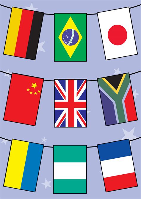 Flags Of The World Bunting Cgp Plus