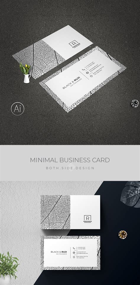 Freepiker Minimal Business Card Template