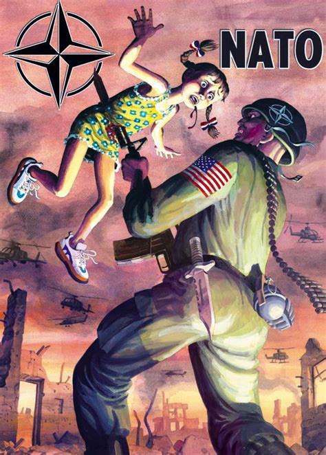 Anti Nato Propaganda Poster By Yugoslavia Gag