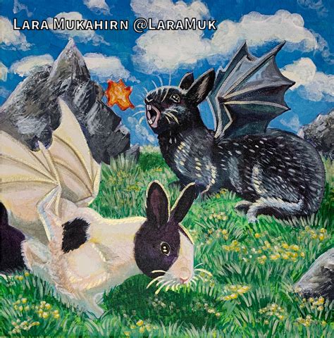 Rabbit Dragons By Laramuk On Deviantart