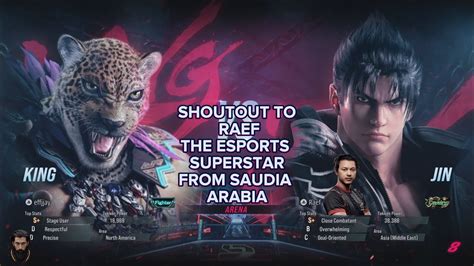 TEKKEN 8 King Vs Raef Jin Road To Warrior Tekken CNT Match 2