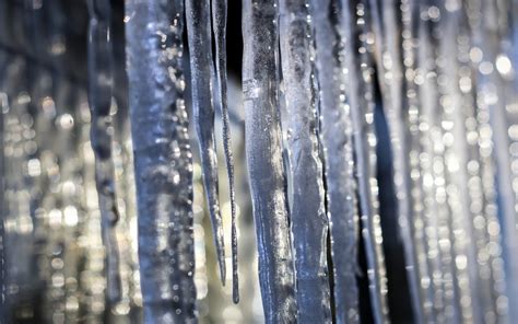 Wallpaper Sunlight Depth Of Field Water Reflection Snow Winter