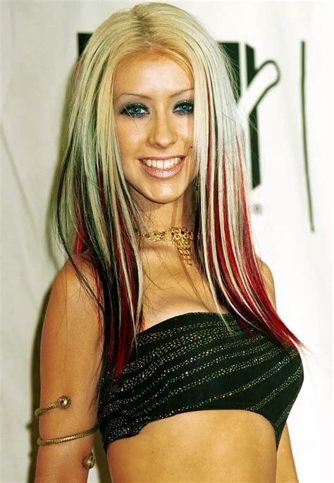 Christina Aguilera's most memorable beauty moments from over the years ...