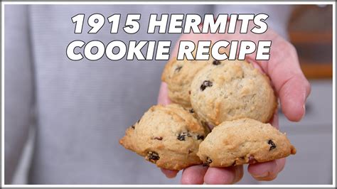 Year Old Hermits Cookie Recipe Old Cookbook Show Youtube