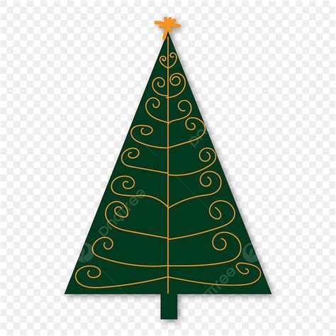 Green Pine Tree Clipart Transparent Background Green Pine Merry