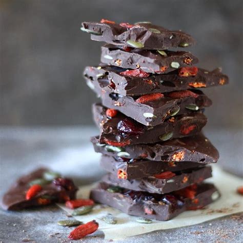 Homemade Superfood Chocolate Bark By Papayasunshine Quick And Easy Recipe The Feedfeed