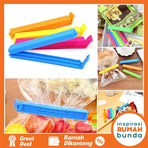 Jual Penjepit Kemasan Plastik Snack Segel Jepit Plastik Makanan Clip