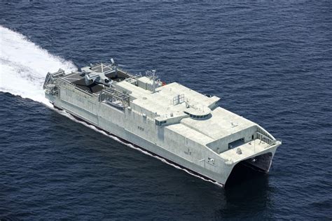 US Navy Christens Future USNS Point Loma EPF 15 In Alabama