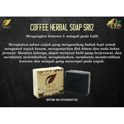 Jual Coffee Herbal Soap Sr Sabun Kopi Sr Sabun Kopi Batang