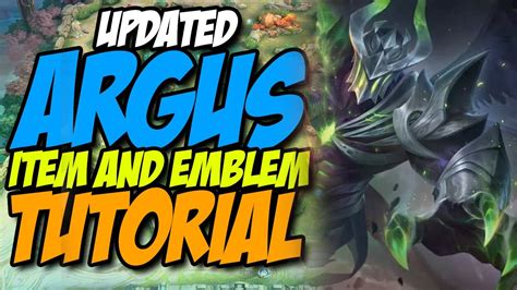 Best Items And Emblem Talents For Argus Tutorial Mobile Legends