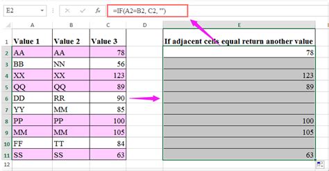 If Then Formula Excel To Show Blank Cell Tutorpaas