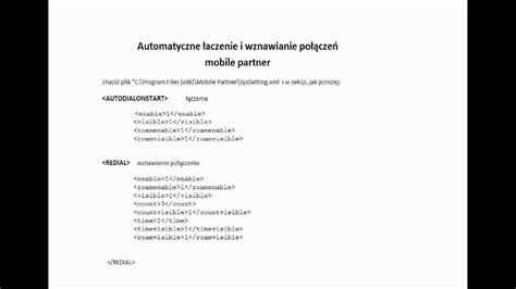 Mobile Partner Automatyczne Czenie Wznawianie Po Cze Youtube