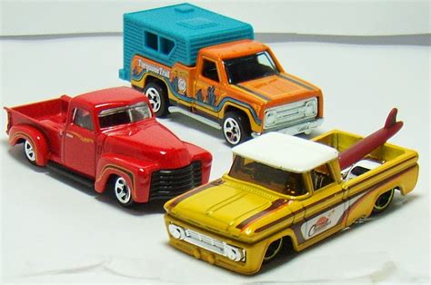 Two Lane Desktop Hot Wheels Truckin 52 Chevy Pickup Latroca 62 Chevy Pickup And