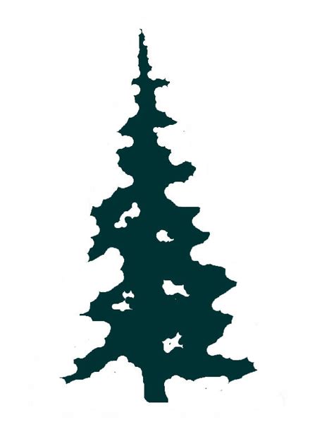 Silhouette Of Evergreen Tree - ClipArt Best