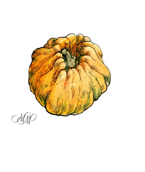 Halloween Pumpkin. Watercolor animated illustration • MarMarClipArt