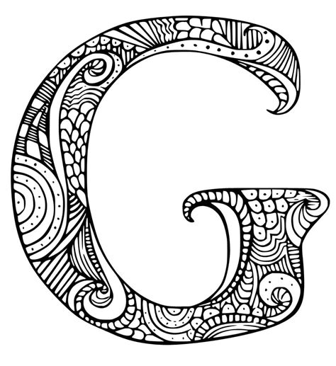 Desenho Com A Letra G - 5