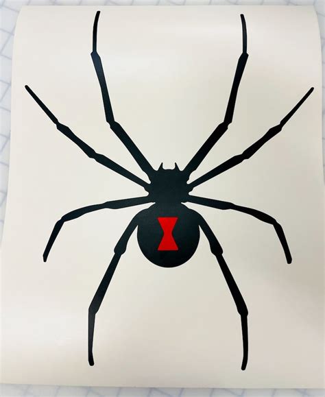 Black Widow Spider Hood Decal For Jeep 19 X 16 In Etsy