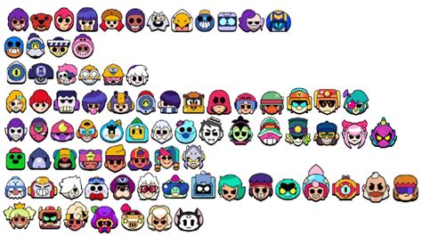 Brawl Stars All Brawlers Pins By Rusupavel On Deviantart